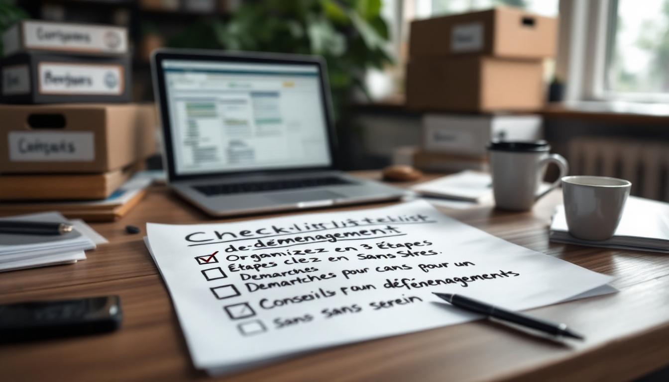 Check-list déménagement : Organisez en 3 Étapes Sans Stress